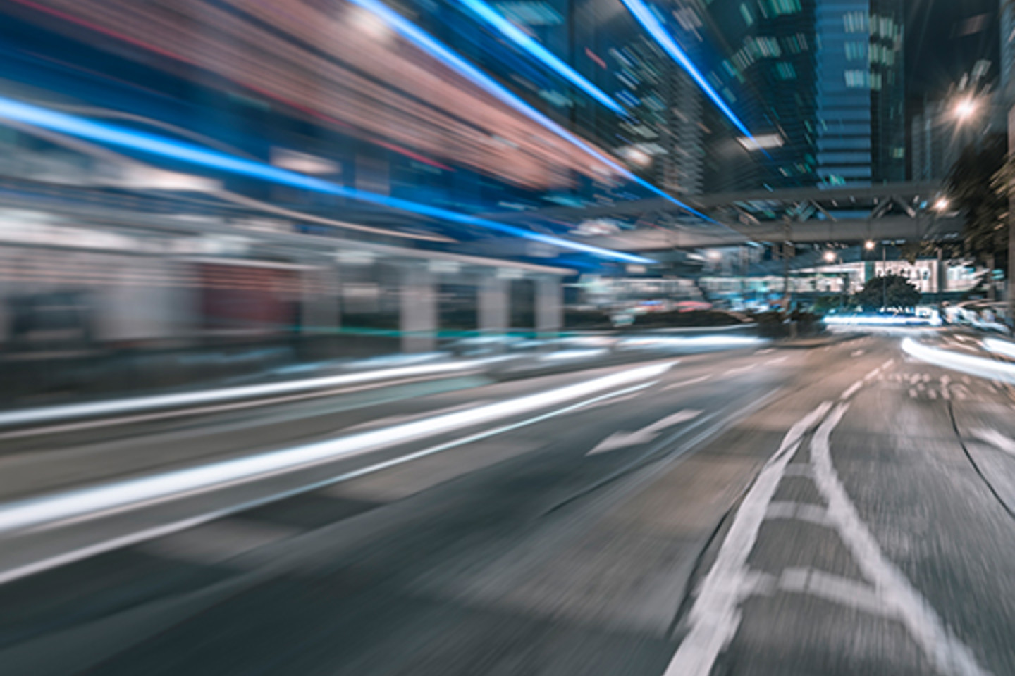 GPS Insight Portrait 2 blurred lights on street