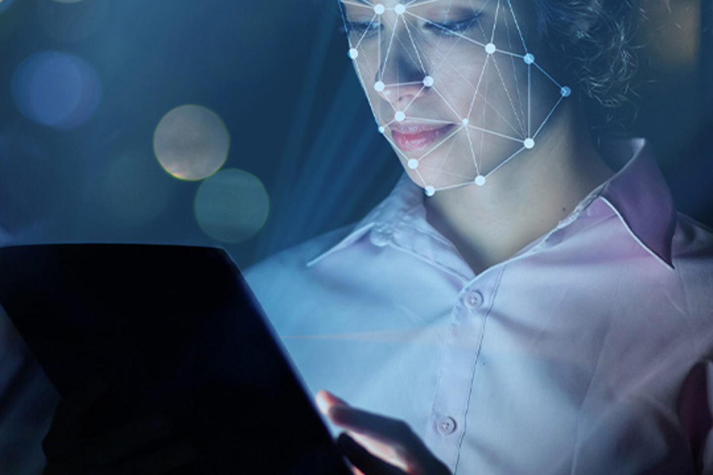 Infocert – face recognition technology portrait