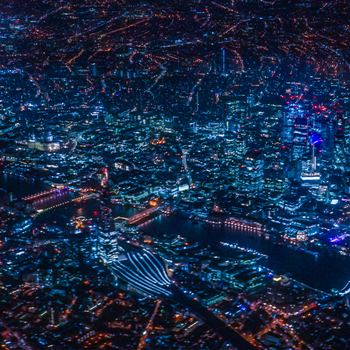 Zeomega Portrait 3 image of city with all lights on