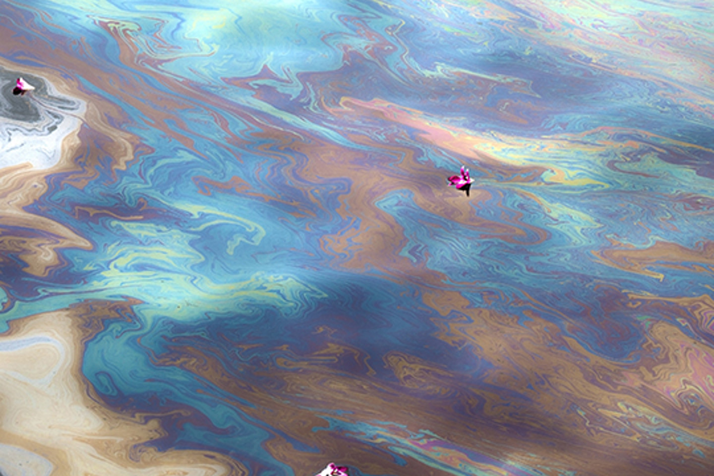 UCPM Portrait 3 oil spill abstract image