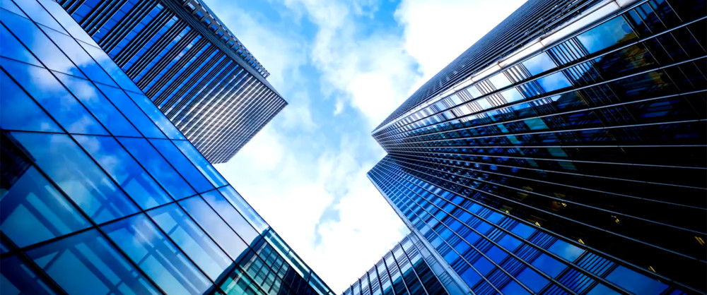 Image of skyscrapers from ground view