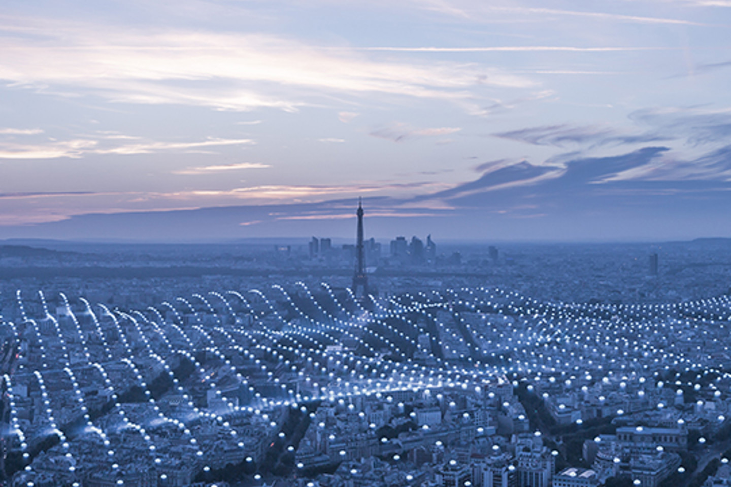 MOBI Portrait 1 city landscape with dots